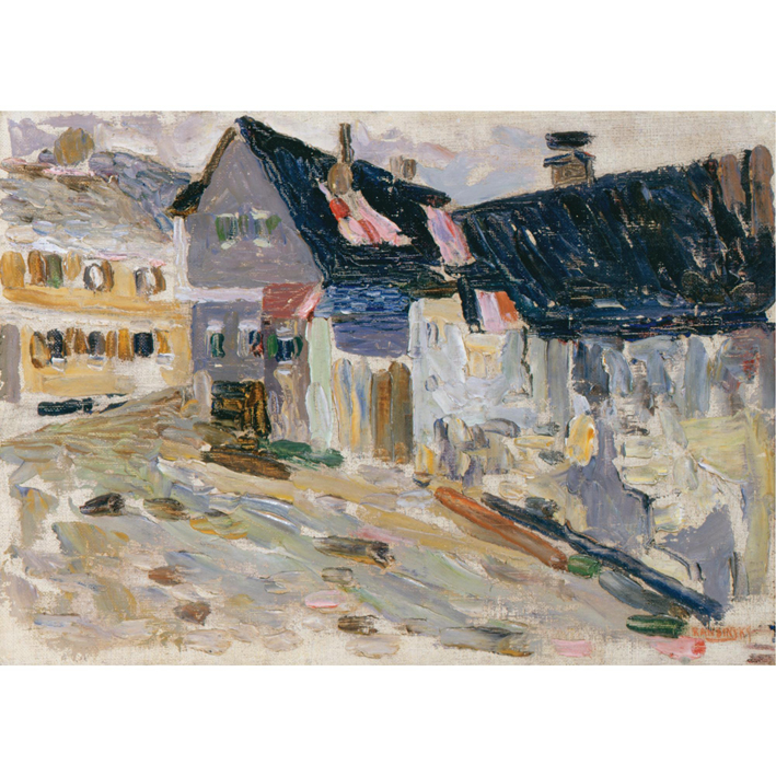  瓦西里·康丁斯基 wassily kandinsky ——油画 街道